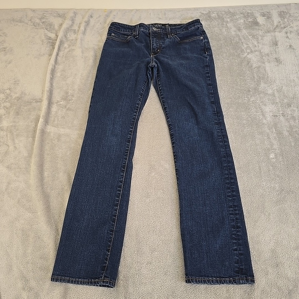 Lauren Ralph Lauren Jeans Womens 6 Blue Dark‎ Wash Classicore Casual Normcore